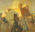 Ernest L. Blumenschein, Church at Ranchos de Taos Fine Art Reproduction Oil Painting