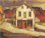 Alfred J. Casson, Old Store st Salem Fine Art Reproduction Oil Painting