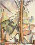 Arshile Gorky, Landscape Staten Island Fine Art Reproduction Oil Painting
