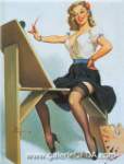 Gil Elvgren, Pin-Up Fine Art Reproduction Oil Painting