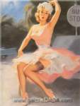Bill Medcalf, Pin-Up Fine Art Reproduction Oil Painting