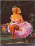 Edward Runci, Pin-Up Fine Art Reproduction Oil Painting