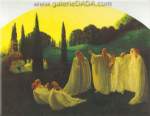Carlos Shwabe, Homere aux Champs Eysees Fine Art Reproduction Oil Painting