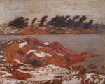 Alexander Y. Jackson, First Snow Georgian Bay Fine Art Reproduction Oil Painting