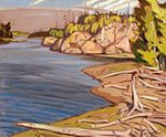 Alfred J. Casson, Magnetewan River Fine Art Reproduction Oil Painting