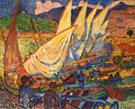 Andre Derain, Fishing Boats, Collioure Fine Art Reproduction Oil Painting
