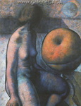 Armando Morales, Nude with Fruit Fine Art Reproduction Oil Painting