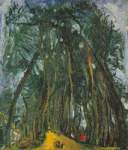 Chaim Soutine, Avenue of Trees at Chartres Fine Art Reproduction Oil Painting