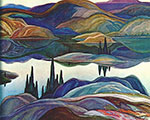 Franklin Carmichael, Mirror Lake Fine Art Reproduction Oil Painting