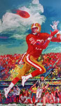 Leroy Neiman, Jerry Rice Fine Art Reproduction Oil Painting