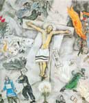 Marc Chagall, White Cruxifixion Fine Art Reproduction Oil Painting