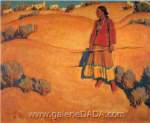 Maynard Dixon, Desert Shepherdess Fine Art Reproduction Oil Painting