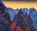 Nicholas Roerich, Cry of the Serpent Fine Art Reproduction Oil Painting
