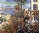 Riproduzione quadri di Claude Monet Le Ville a Bordighera