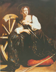 Riproduzione quadri di Michelangelo Caravaggio La Penitente Maria Magdelene