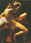 Riproduzione quadri di Michelangelo Caravaggio San Giovanni Battista