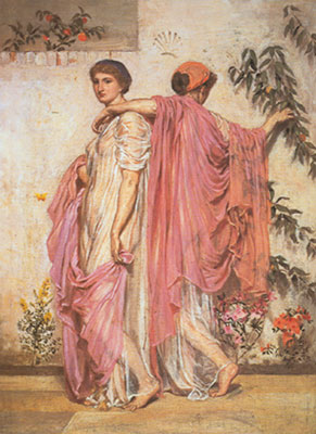 Gemälde Reproduktion von Albert Moore Marillen