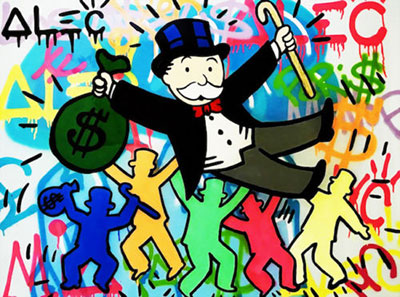 Gemälde Reproduktion von Alec Monopoly 