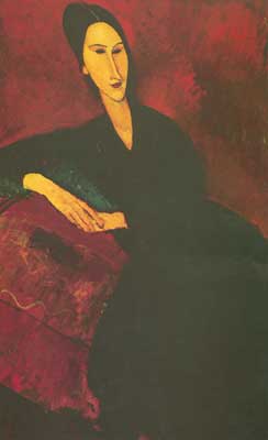 Gemälde Reproduktion von Amedeo Modigliani Victoria, ein Mädchen im Porträt