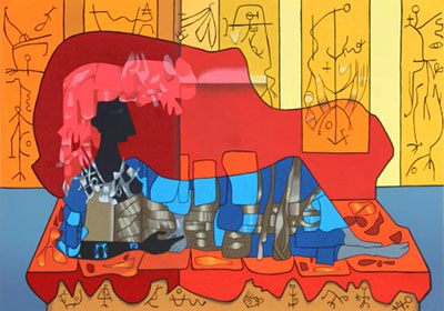 Gemälde Reproduktion von Cundo Bermudez Reposo