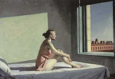 Gemaelde Reproduktion von Edward Hopper Sonne am Morgen
