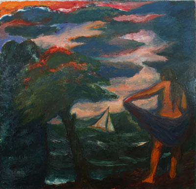 Gemälde Reproduktion von Elmer Bischoff 