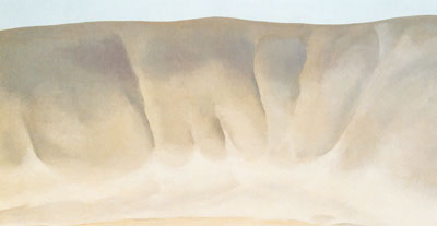 Gemälde Reproduktion von Georgia OKeeffe Graue Waschformen