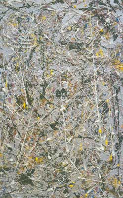 Gemaelde Reproduktion von Jackson Pollock Kohlenwasserstoffe