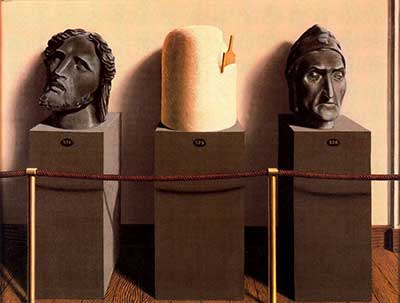 Gemälde Reproduktion von Rene Magritte Ewigkeit