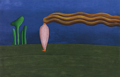 Gemälde Reproduktion von Tarsila do Amaral Einsame Figur