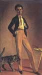Gemälde Reproduktion von Balthasar Balthus Der König der Katzen