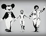 Gemaelde Reproduktion von Banksy Kann das Gefühl nicht schlagen