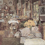 Gemaelde Reproduktion von Childe Hassam, Der Raum der Blumen