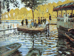 Gemaelde Reproduktion von Claude Monet La Grenouillere
