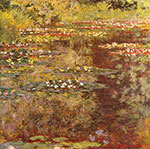 Gemaelde Reproduktion von Claude Monet Water Garden in Giverny