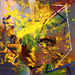 Gemaelde Reproduktion von Gerhard Richter Abstract Painting 2