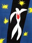 Gemaelde Reproduktion von Henri Matisse Der Fall des Ikarus