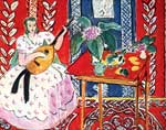 Gemaelde Reproduktion von Henri Matisse Die Laute