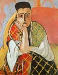 Gemaelde Reproduktion von Henri Matisse Eine Frau mit einem Schleier