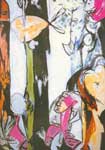 Gemaelde Reproduktion von Jackson Pollock Oktober und das Totem