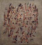 Gemälde Reproduktion von Norman Lewis Street Music