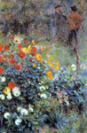 Gemaelde Reproduktion von Pierre August Renoir Garten in der Avenue Cortot, Monmarre