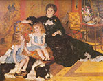 Gemälde Reproduktion von Pierre August Renoir Madame Charpentier und ihre Kinder