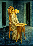 Gemälde Reproduktion von Remedios Varo Unruhig