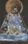 Gemaelde Reproduktion von Salvador Dali Die Jungfrau von Guadalupe