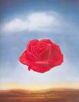 Gemaelde Reproduktion von Salvador Dali Meditative Rose