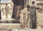 Gemälde Reproduktion von Sir Lawrence Alma-Tadema Das Frigidarium