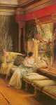 Gemälde Reproduktion von Sir Lawrence Alma-Tadema Vergebliche Gerichtsbarkeit