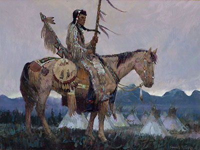 Henneth Riley Cuervo Regalia reproduccione de cuadro