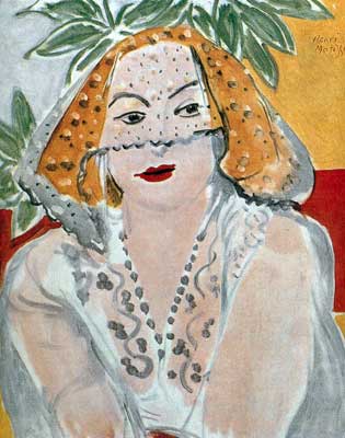 Henri Matisse Mujer con un velo reproduccione de cuadro